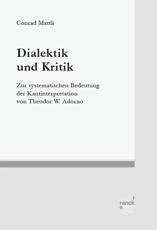Dialektik und Kritik Philosophy Books