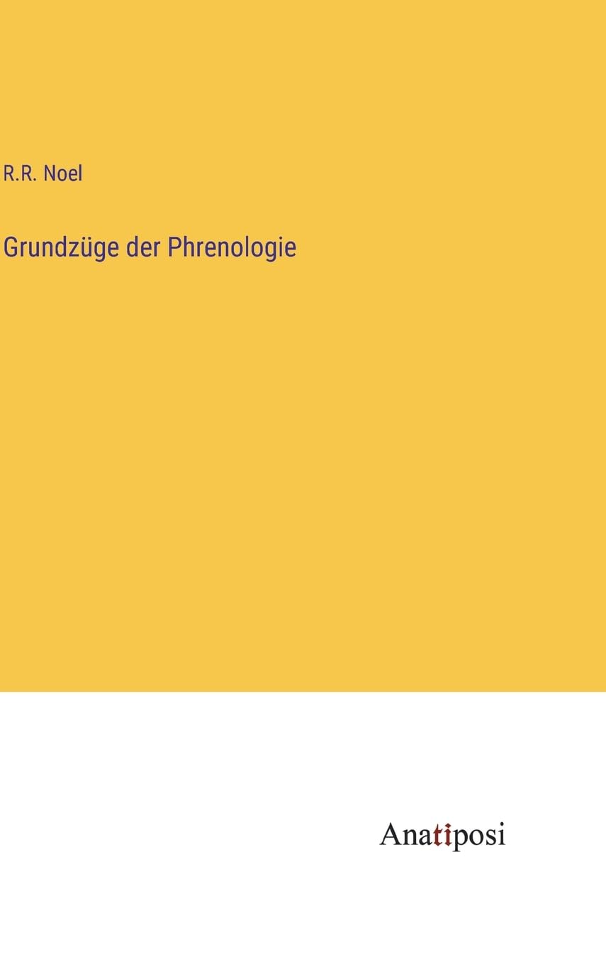 Grundzüge der Phrenologie Contemporary literature