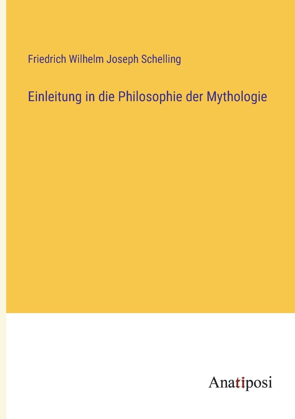 Einleitung in die Philosophie der Mythologie Contemporary literature
