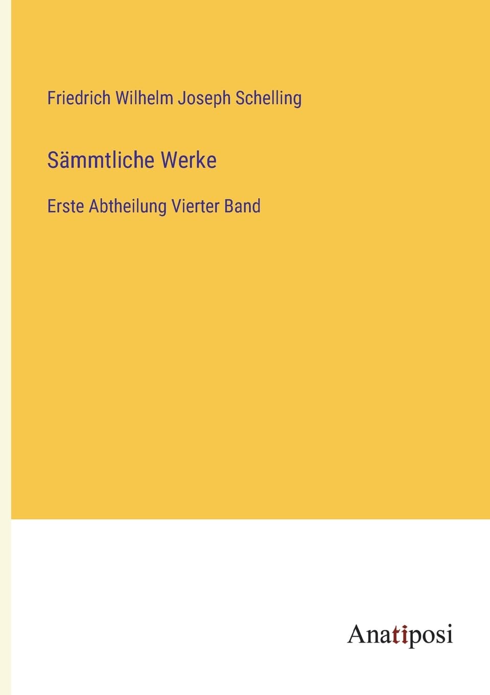 Sämmtliche Werke: Erste Abtheilung Vierter Band Contemporary literature