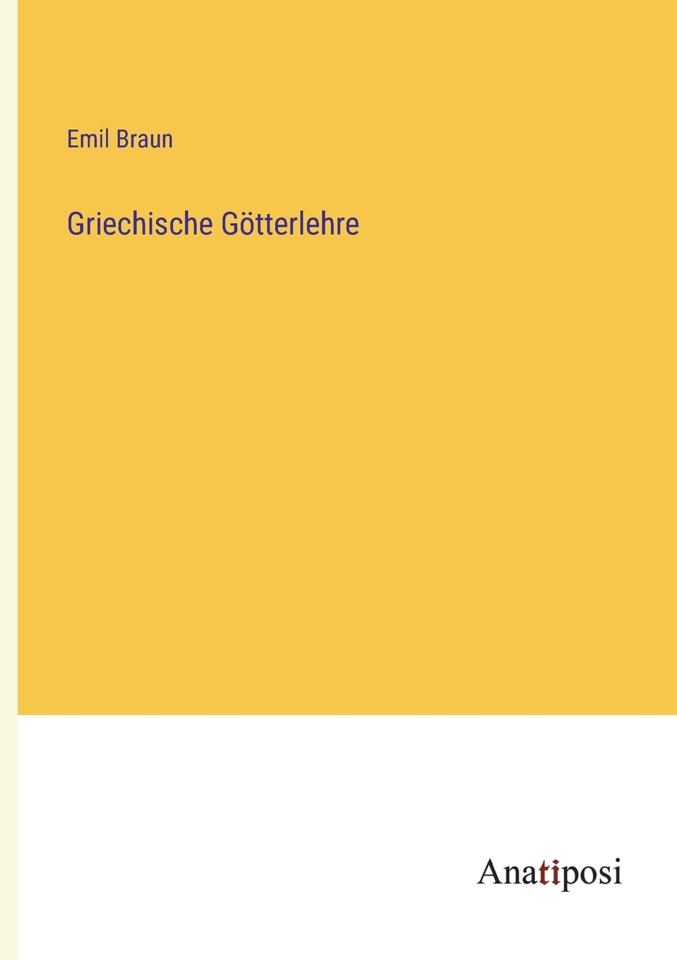 Griechische Götterlehre Contemporary literature