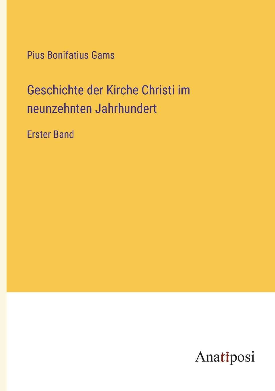 Geschichte der Kirche Christi im neunzehnten Jahrhundert Contemporary literature