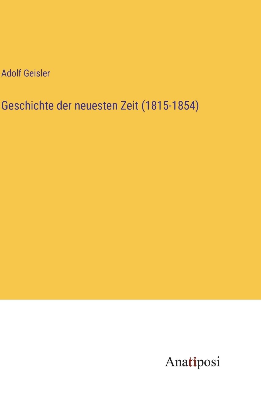 Geschichte der neuesten Zeit (1815-1854) Contemporary literature