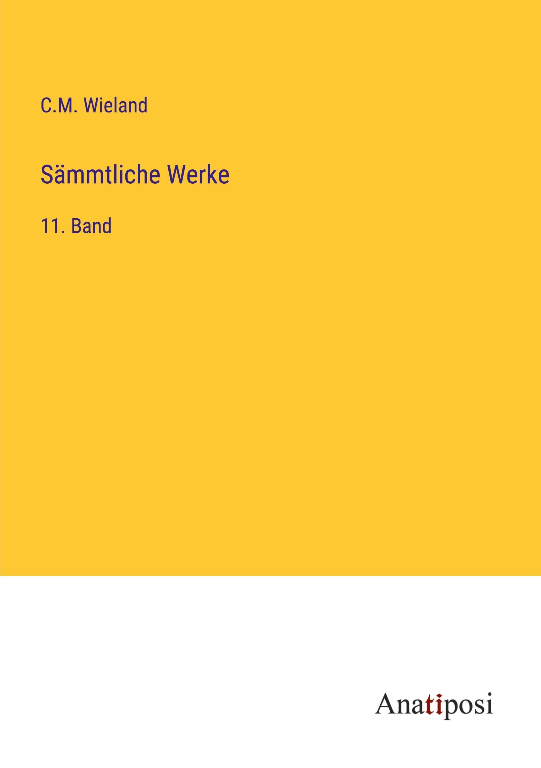 Sämmtliche Werke: 11. Band Classics