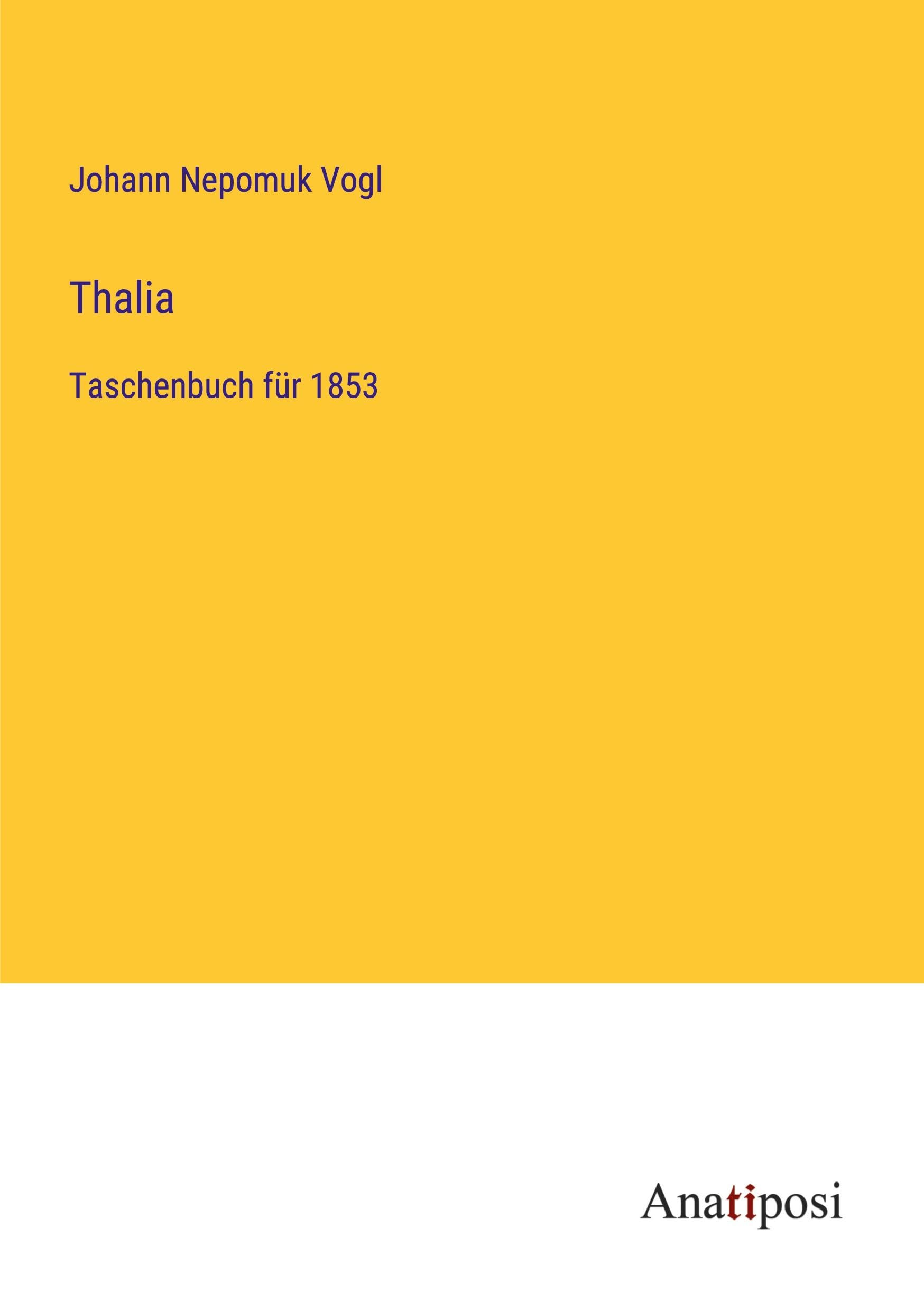 Thalia: Taschenbuch für 1853 Classics