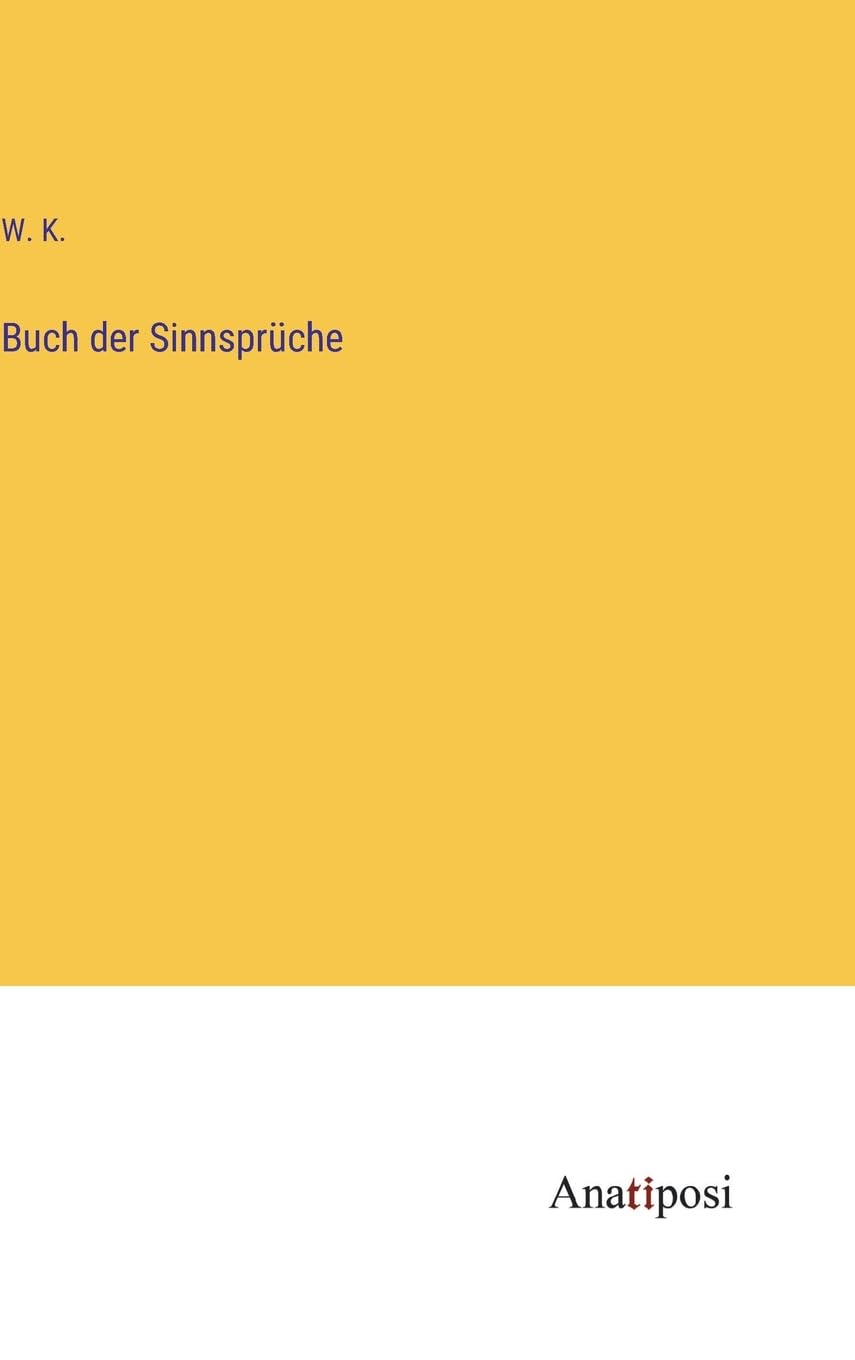Buch der Sinnsprüche Contemporary literature