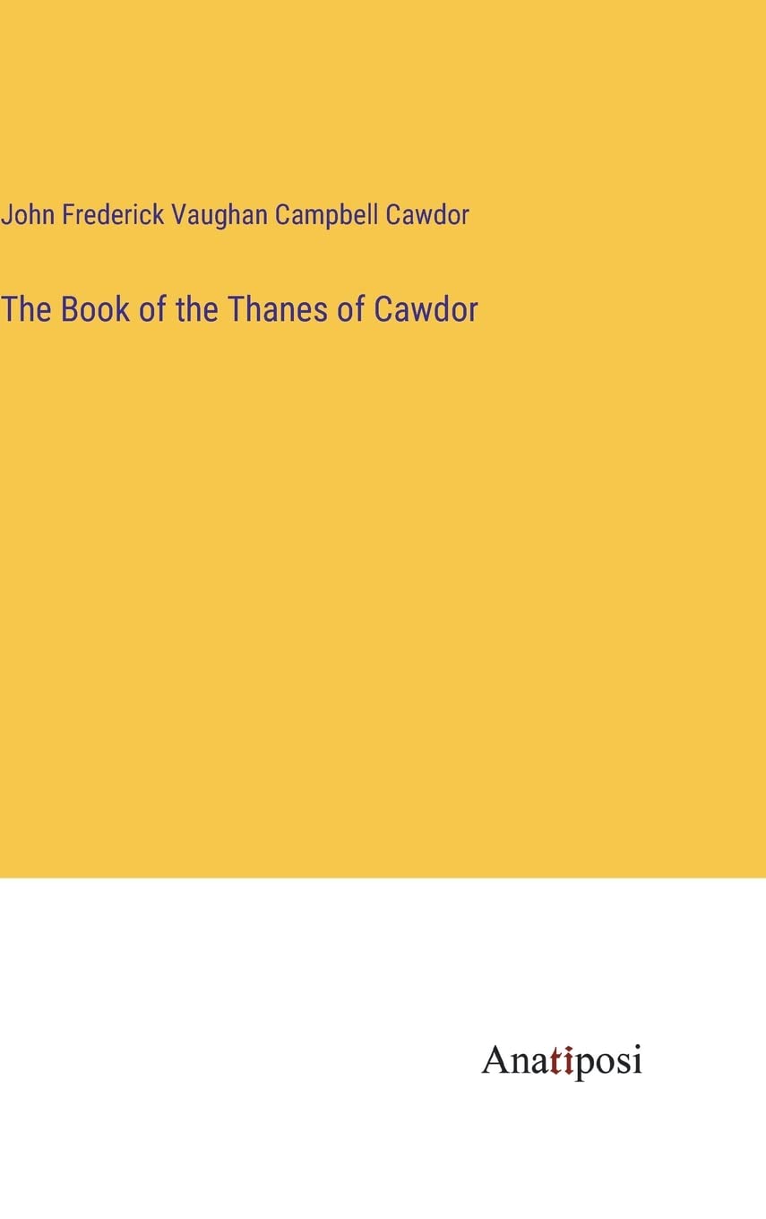 The Book of the Thanes of Cawdor Contemporary literature