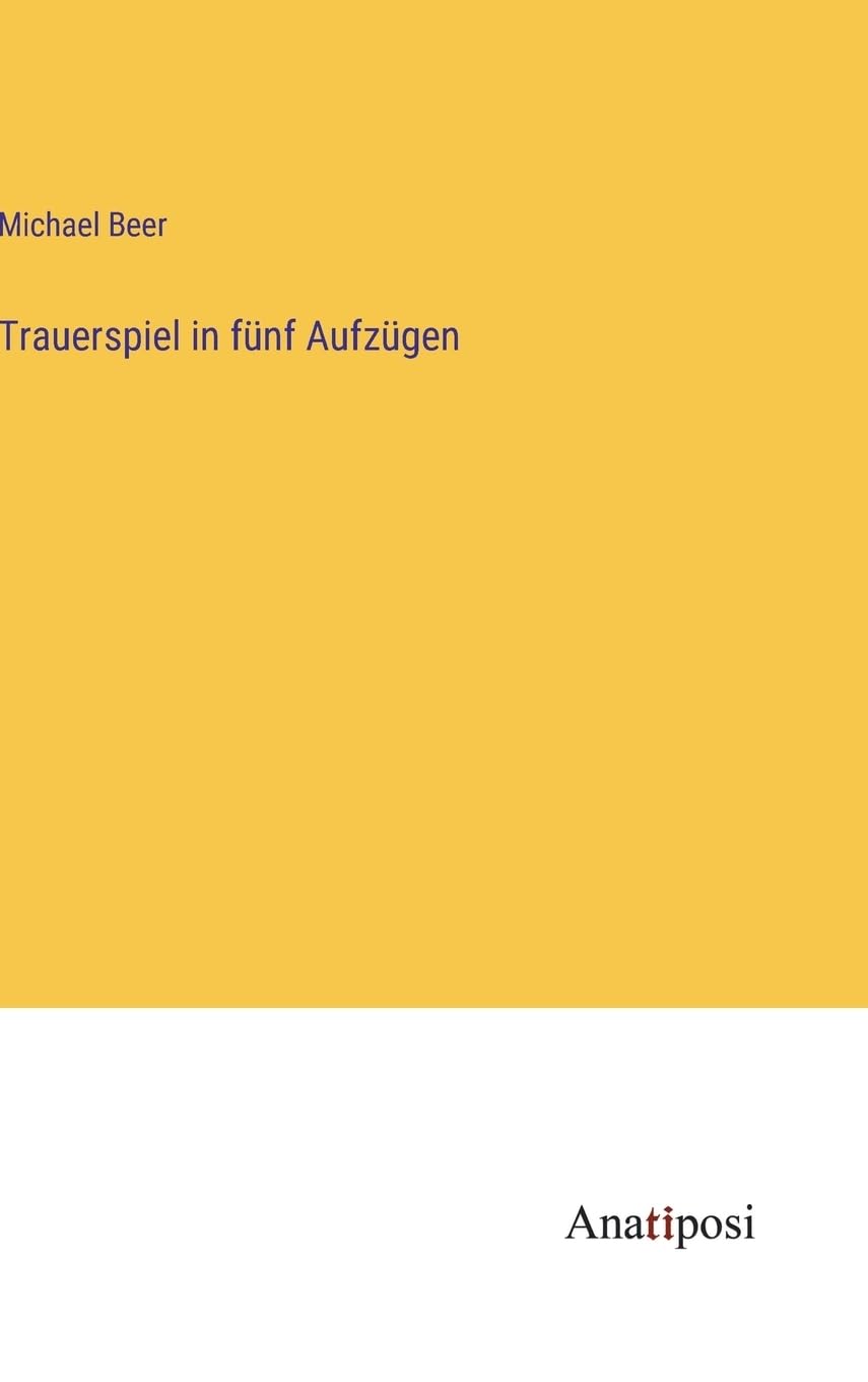 Trauerspiel in fünf Aufzügen Contemporary literature