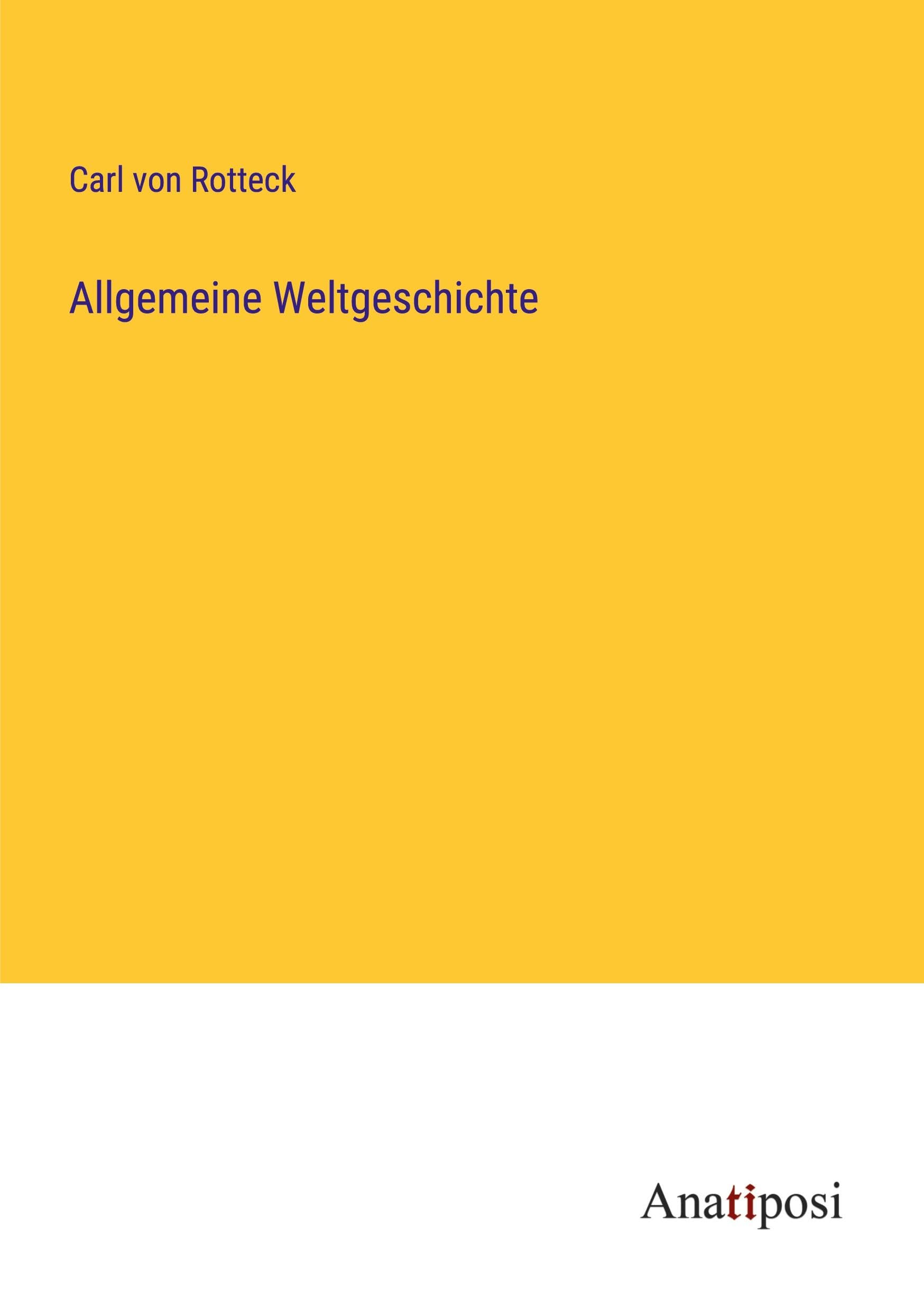 Product Image: Allgemeine Weltgeschichte