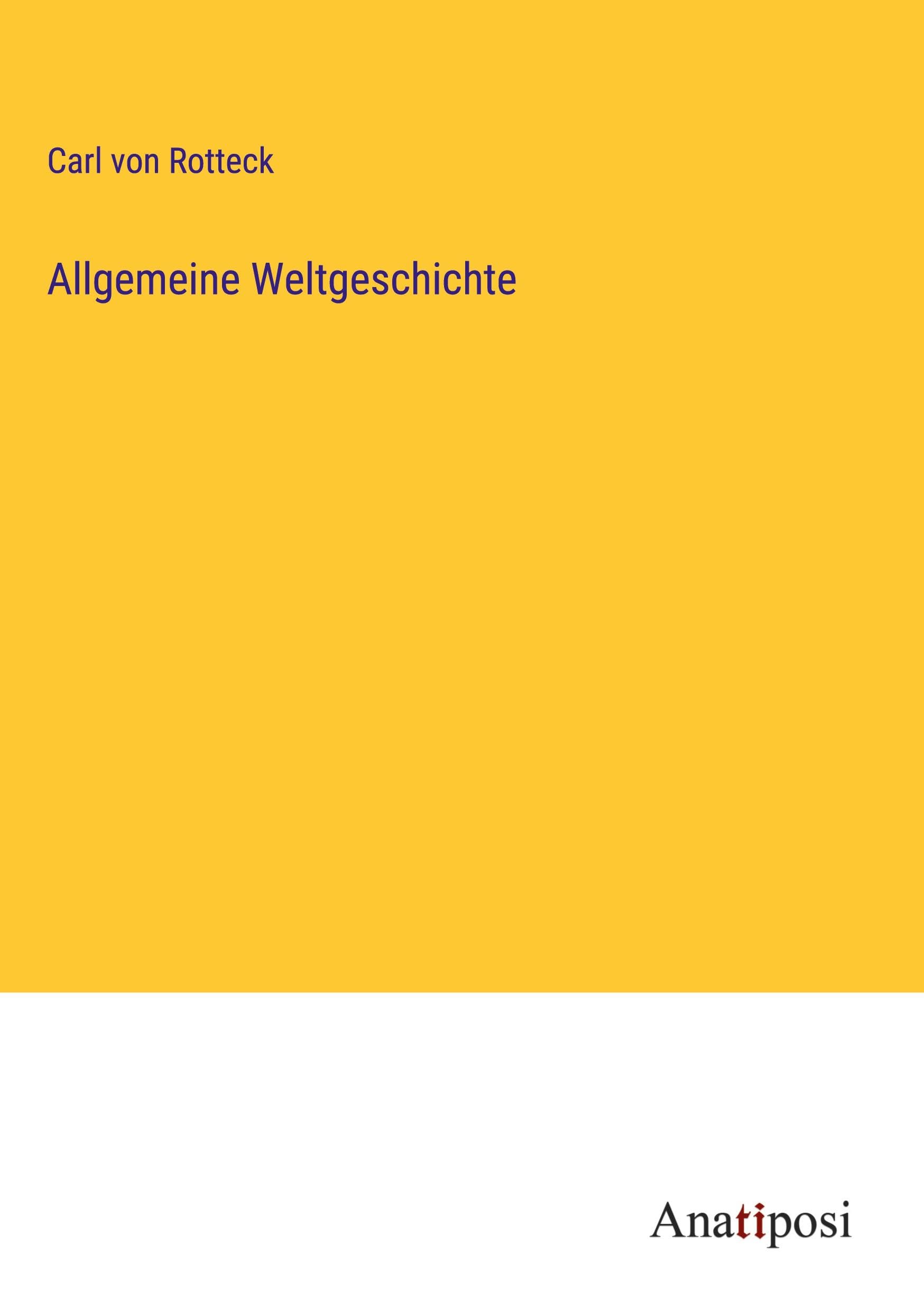 Product Image: Allgemeine Weltgeschichte