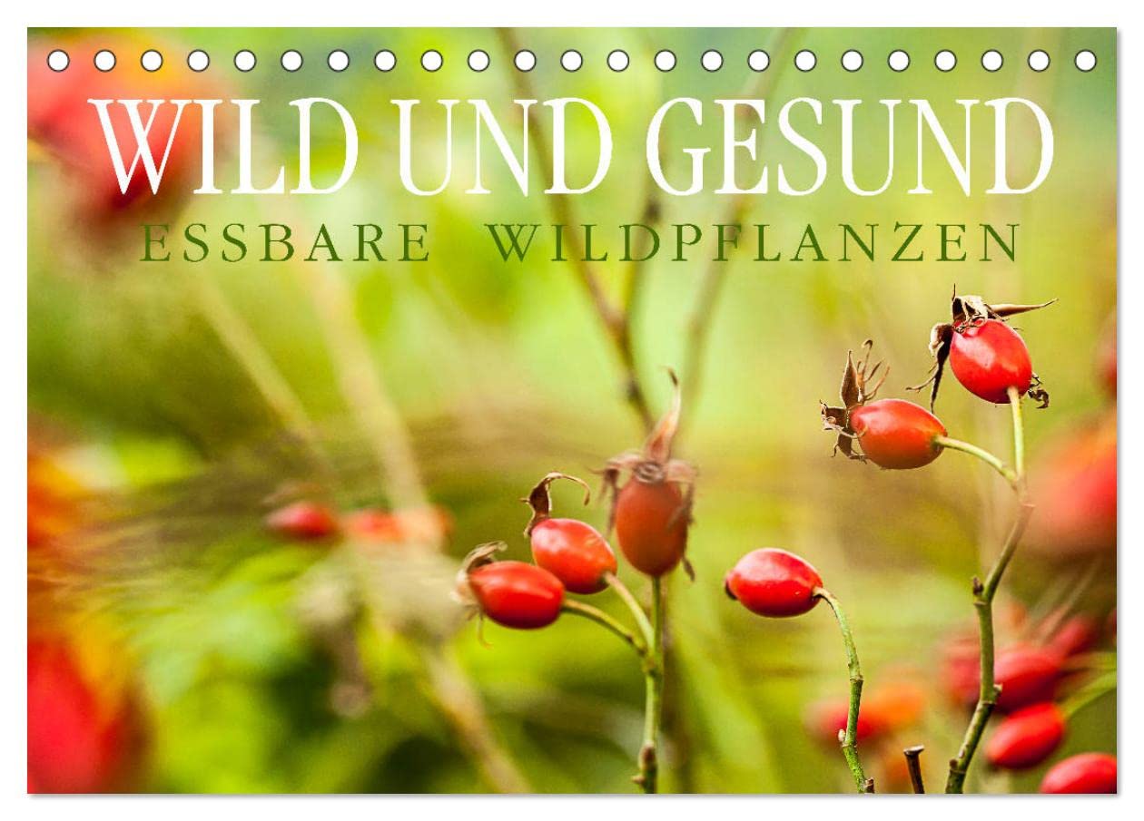 WILD UND GESUND Essbare Wildpflanzen (Tischkalender 2024 DIN A5 quer), CALVENDO Monatskalender: Essbare Wildpflanzen: wild, bunt, gesund und artenreich. (CALVENDO Lifestyle) Leisure, Home & Garden