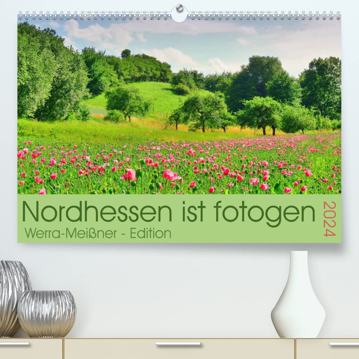 Nordhessen ist fotogen - Werra-Meißner - Edition (hochwertiger Premium Wandkalender 2024 DIN A2 quer), Kunstdruck in Hochglanz: In Hessen rechts oben ... (CALVENDO Orte) Leisure, Home & Garden