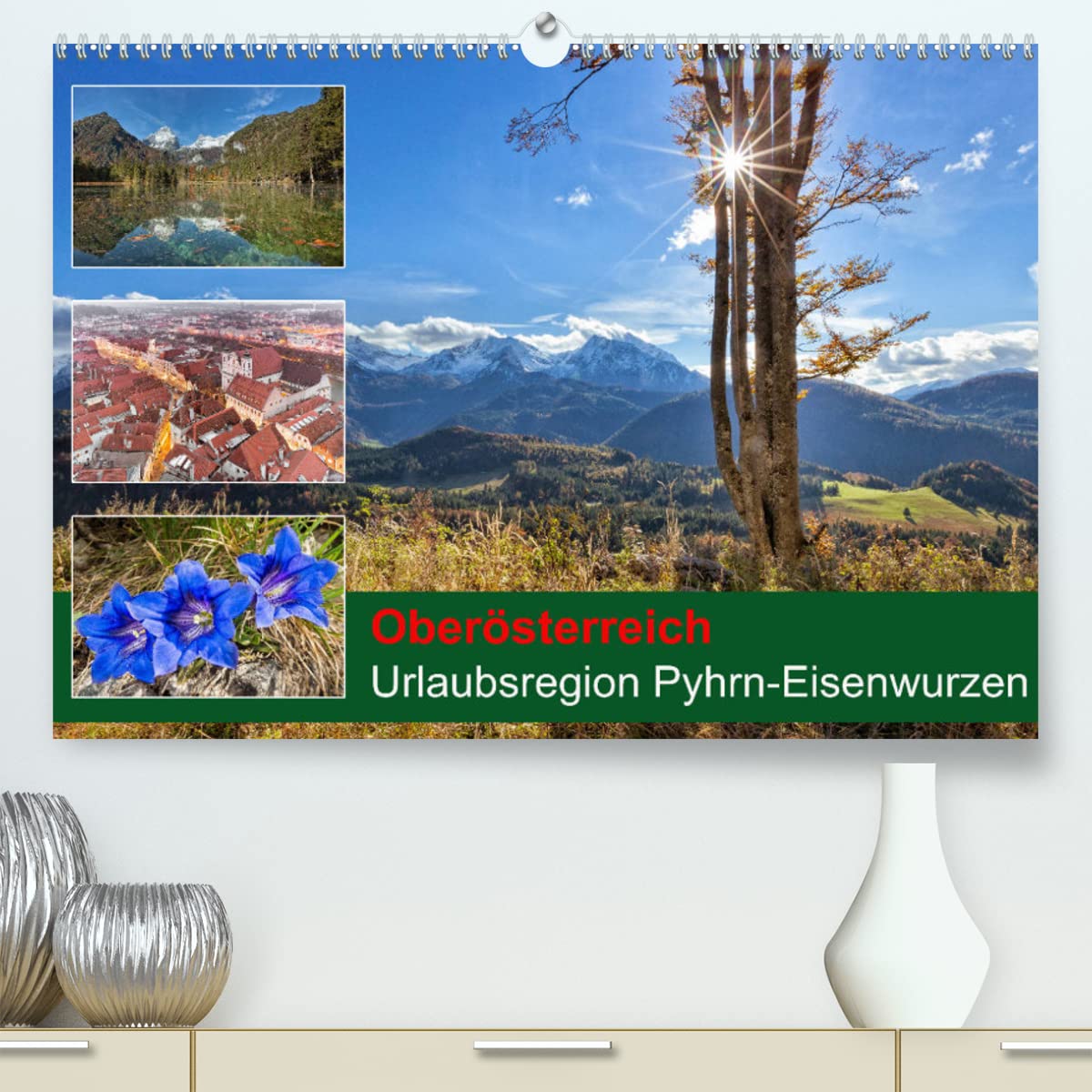 Oberösterreich Urlaubsregion Pyhrn-Eisenwurzen (hochwertiger Premium Wandkalender 2024 DIN A2 quer), Kunstdruck in Hochglanz: Eine Bilderreise durch ... ist immer ein Erlebnis. (CALVENDO Natur) Leisure, Home & Garden