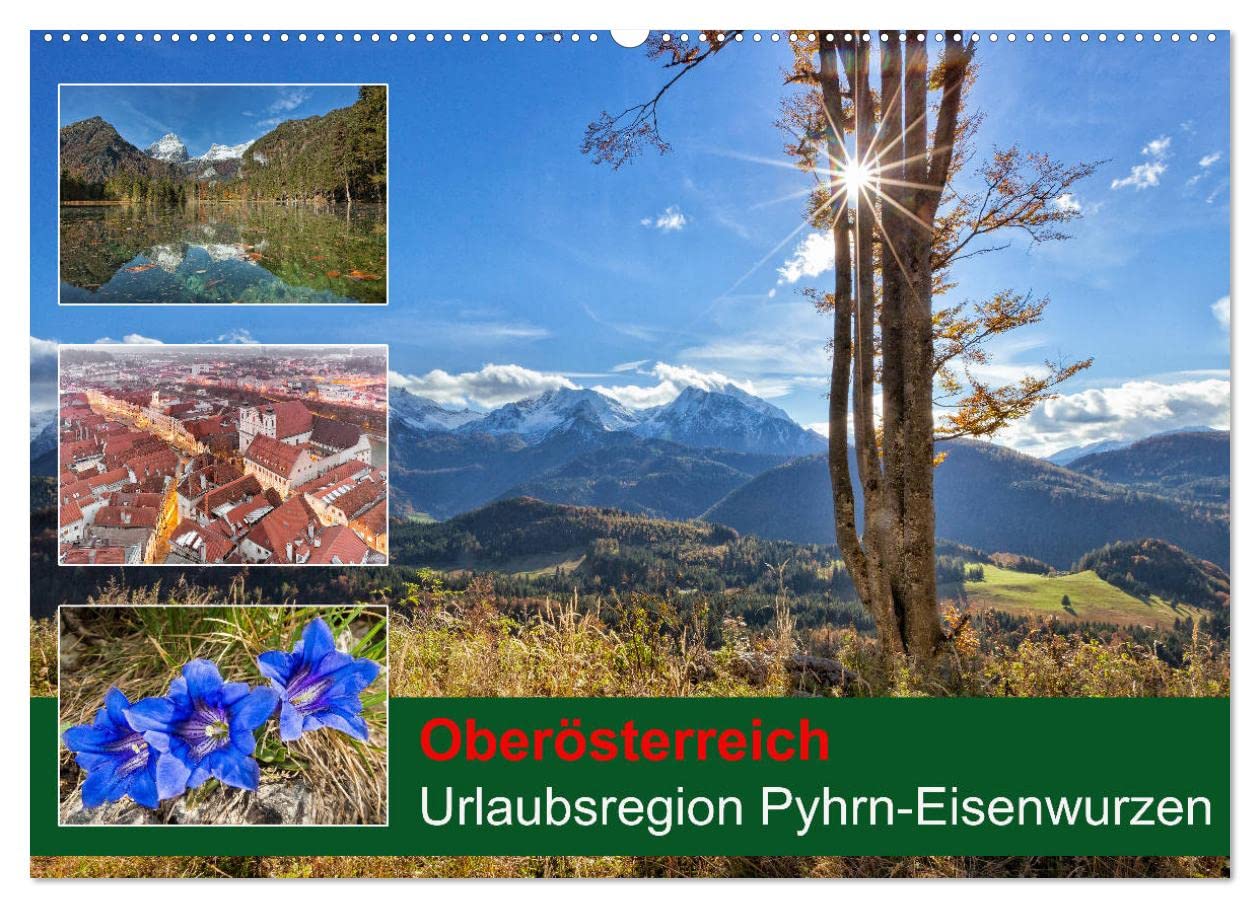 Oberösterreich Urlaubsregion Pyhrn-Eisenwurzen (Wandkalender 2024 DIN A2 quer), CALVENDO Monatskalender: Eine Bilderreise durch Oberösterreich ist immer ein Erlebnis. (CALVENDO Natur) Leisure, Home & Garden