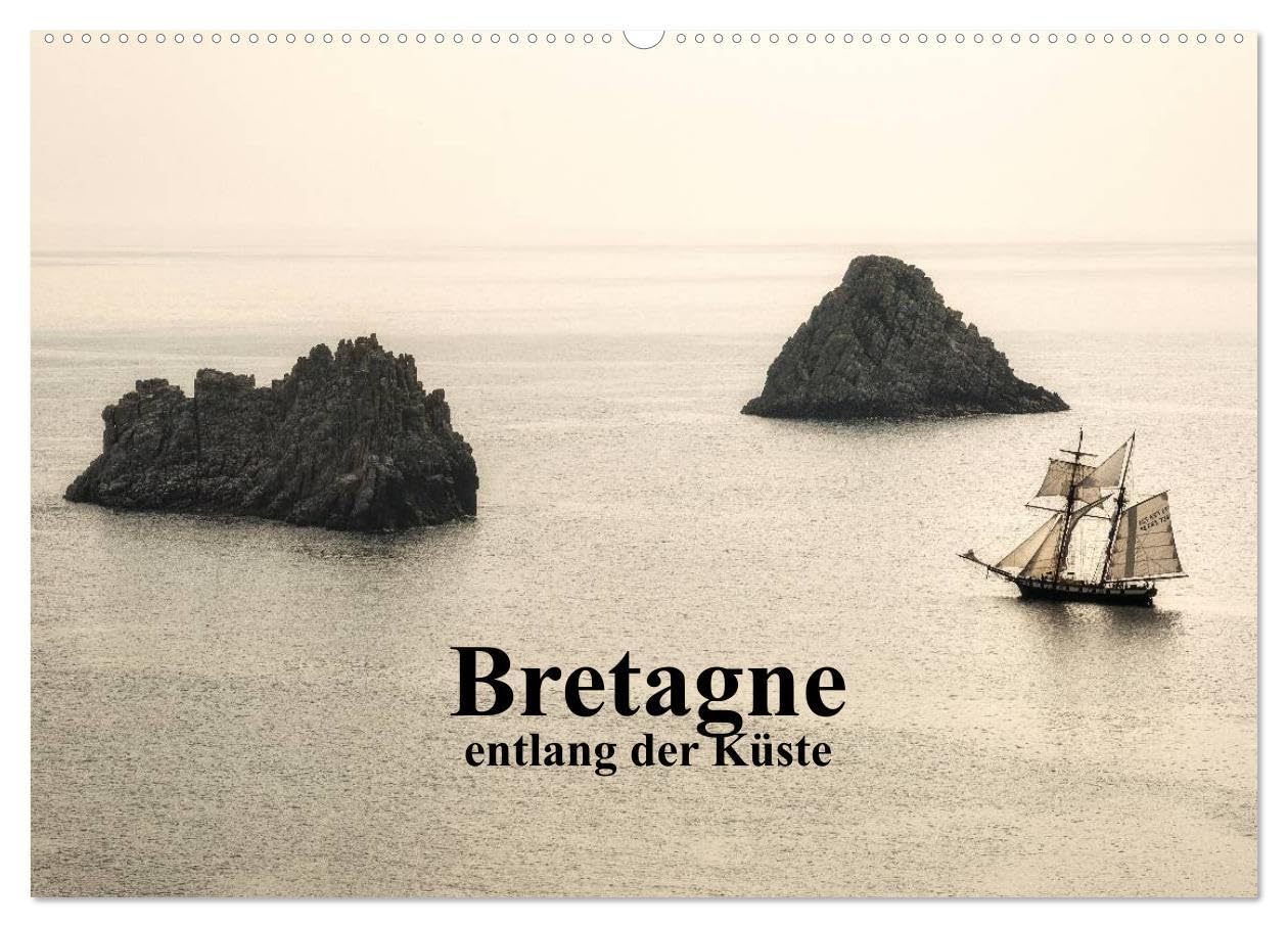 Bretagne entlang der Küste (Wandkalender 2024 DIN A2 quer), CALVENDO Monatskalender: Fotokalender der bretonischen Küste (CALVENDO Natur) Leisure, Home & Garden