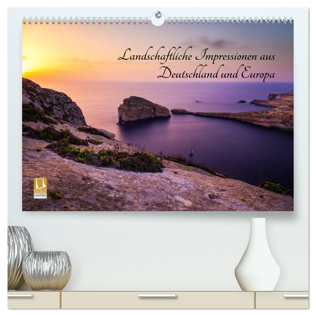 Landschaftliche Impressionen aus Deutschland und Europa (hochwertiger Premium Wandkalender 2024 DIN A2 quer), Kunstdruck in Hochglanz: Ein ... aus Deutschland und Europa (CALVENDO Orte) Leisure, Home & Garden