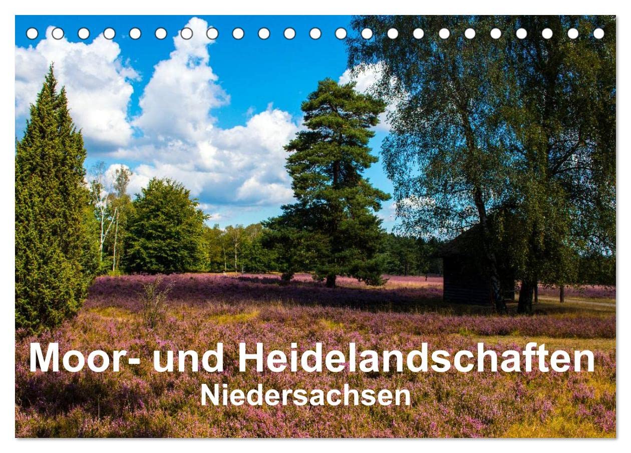 Moor- und Heidelandschaften Niedersachsen (Tischkalender 2024 DIN A5 quer), CALVENDO Monatskalender: Naturpark Lüneburger Heide (CALVENDO Natur) Leisure, Home & Garden