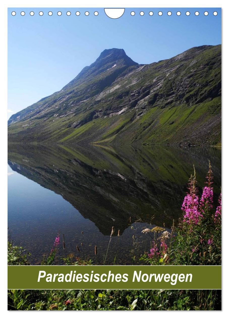 Paradiesisches Norwegen (Wandkalender 2024 DIN A4 hoch), CALVENDO Monatskalender: Atemberaubende Plätze in Norwegens wilder Landschaft (CALVENDO Natur) Leisure, Home & Garden