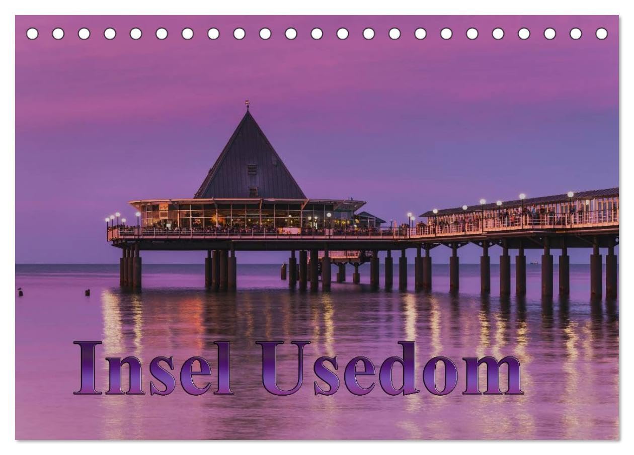 Insel Usedom (Tischkalender 2024 DIN A5 quer), CALVENDO Monatskalender: Insel Usedom - Die Sonneninsel in der Ostsee (CALVENDO Orte) Leisure, Home & Garden