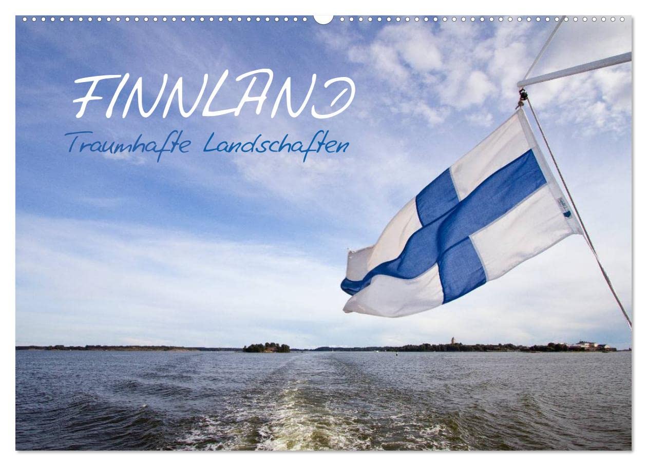 FINNLAND – Traumhafte Landschaften (CH - Version) (Wandkalender 2024 DIN A2 quer), CALVENDO Monatskalender: Seen, Wälder, Wolkenformationen und historische Orte (CALVENDO Orte) Film, Art & Culture