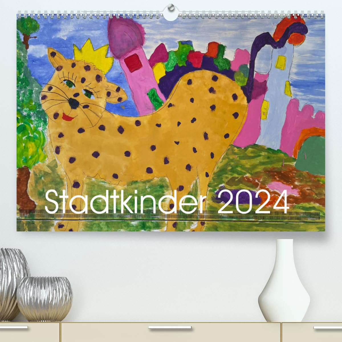 Stadtkinder 2024 (hochwertiger Premium Wandkalender 2024 DIN A2 quer), Kunstdruck in Hochglanz: Kunst mit Projekt Farbtopf e.V. (CALVENDO Menschen) Natural Sciences