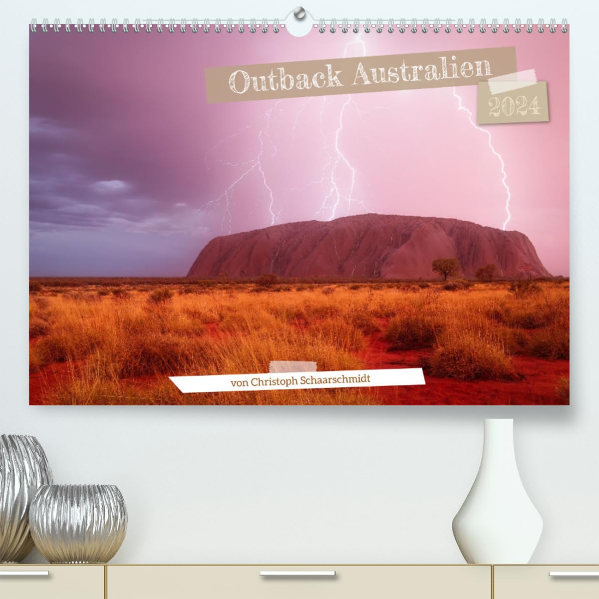 Outback Australien (hochwertiger Premium Wandkalender 2024 DIN A2 quer), Kunstdruck in Hochglanz: Auf Entdeckungsreise durch das Outback (CALVENDO Orte) Photography