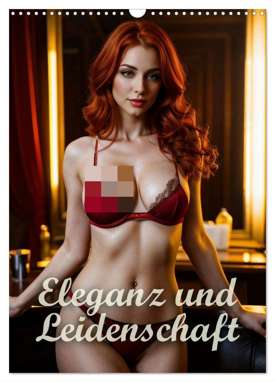 Eleganz und Leidenschaft (Wandkalender 2025 DIN A3 hoch), CALVENDO Monatskalender: KI-generierte Darstellungen von Frauen in heißen Outfits (CALVENDO Erotik) Calendars