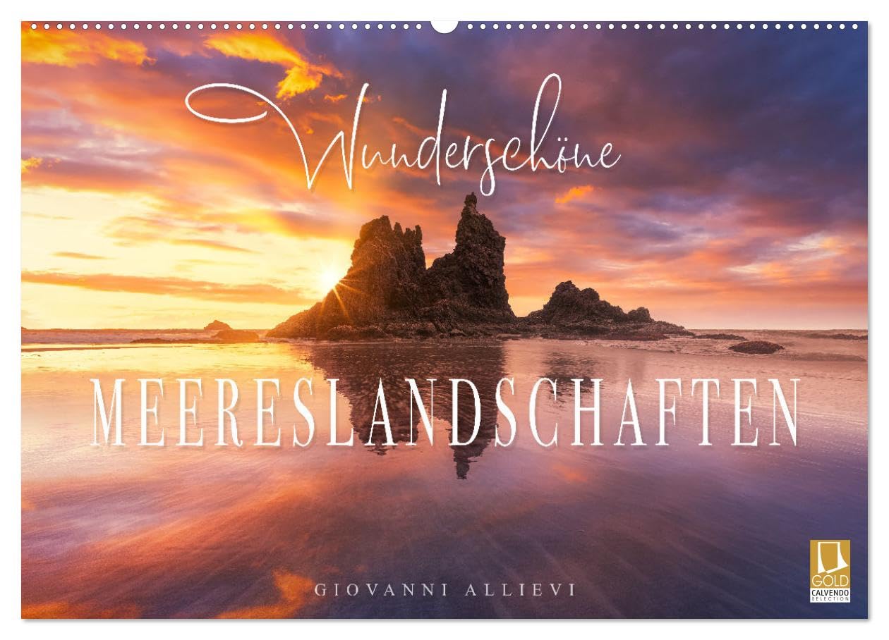 Wunderschöne Meereslandschaften (Wandkalender 2025 DIN A2 quer), CALVENDO Monatskalender: Zwölf Meereslandschaften für Meeressüchtige. (CALVENDO Orte) Photography