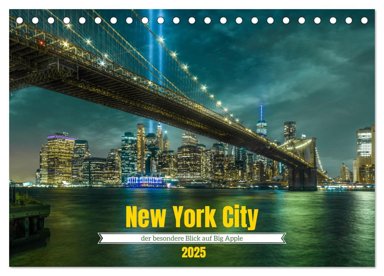 New York City - der besondere Blick auf Big Apple (Tischkalender 2025 DIN A5 quer), CALVENDO Monatskalender Leisure, Home & Garden