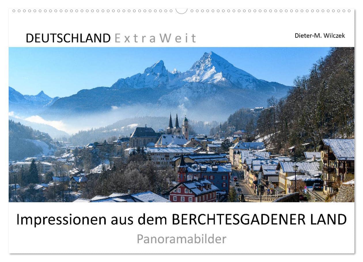 Impressionen aus dem Berchtesgadener Land (Wandkalender 2025 DIN A2 quer), CALVENDO Monatskalender: Die Perle der Alpen empfängt seine Besucher mit ... und bayerischer Gastlichkeit (CALVENDO Natur) Leisure, Home & Garden