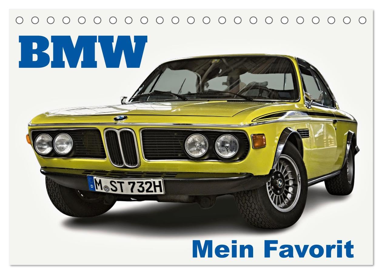 BMW Mein Favorit (Tischkalender 2025 DIN A5 quer), CALVENDO Monatskalender: 50 erfolgreiche Jahre BMW in einem einzigartigen Wandkalender (CALVENDO Mobilitaet) Leisure & Fun