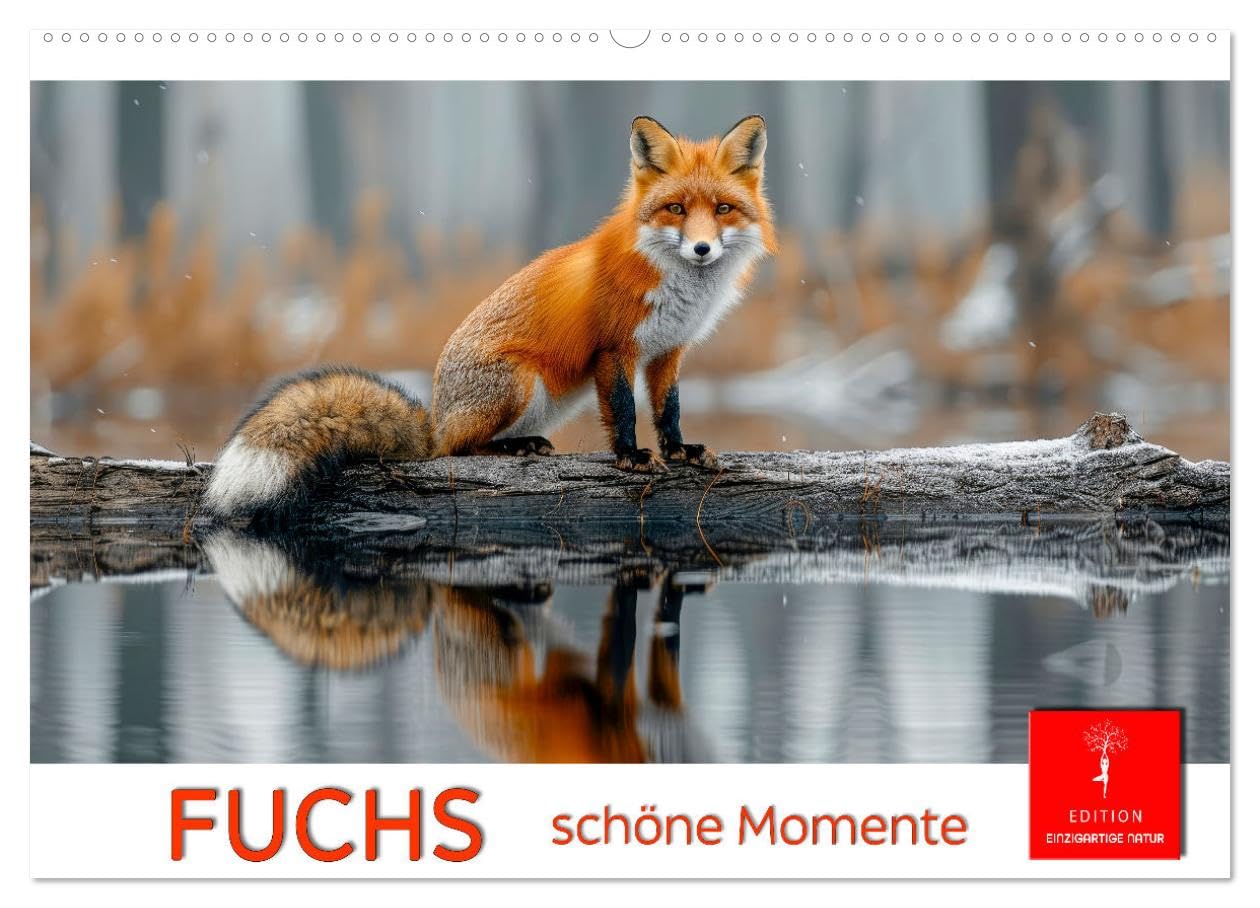 Fuchs - schöne Momente (Wandkalender 2025 DIN A2 quer), CALVENDO Monatskalender: Die Welt der Füchse in der freien Natur. (CALVENDO Tiere) Garden & Plants