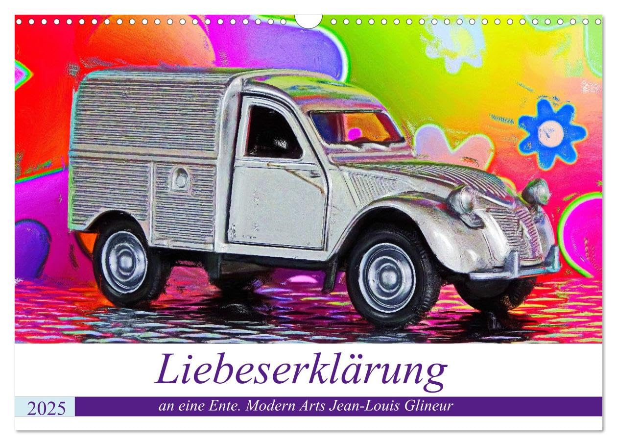 Liebeserklärung an eine Ente (Wandkalender 2025 DIN A3 quer), CALVENDO Monatskalender: Kultauto mit Knuddelfaktor (CALVENDO Mobilitaet) Film, Art & Culture