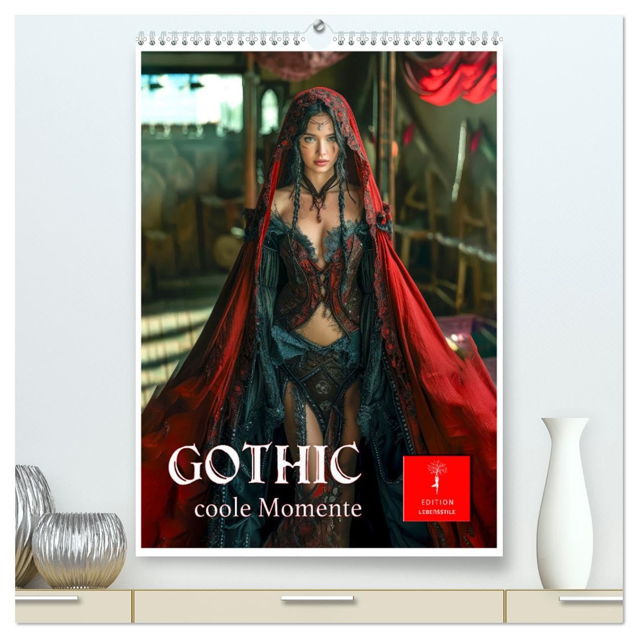 Gothic coole Momente (hochwertiger Premium Wandkalender 2025 DIN A2 hoch), Kunstdruck in Hochglanz: Eintauchen in die faszinierende Welt der Goths. (CALVENDO Kunst) Social Sciences