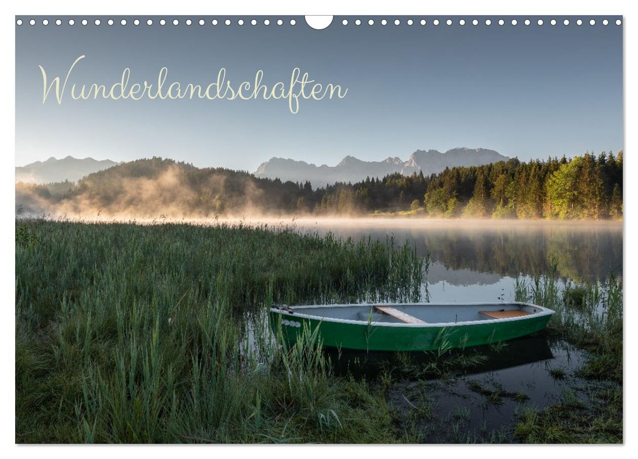 Wunderlandschaften (Wandkalender 2025 DIN A3 quer), CALVENDO Monatskalender (CALVENDO Natur) Leisure, Home & Garden