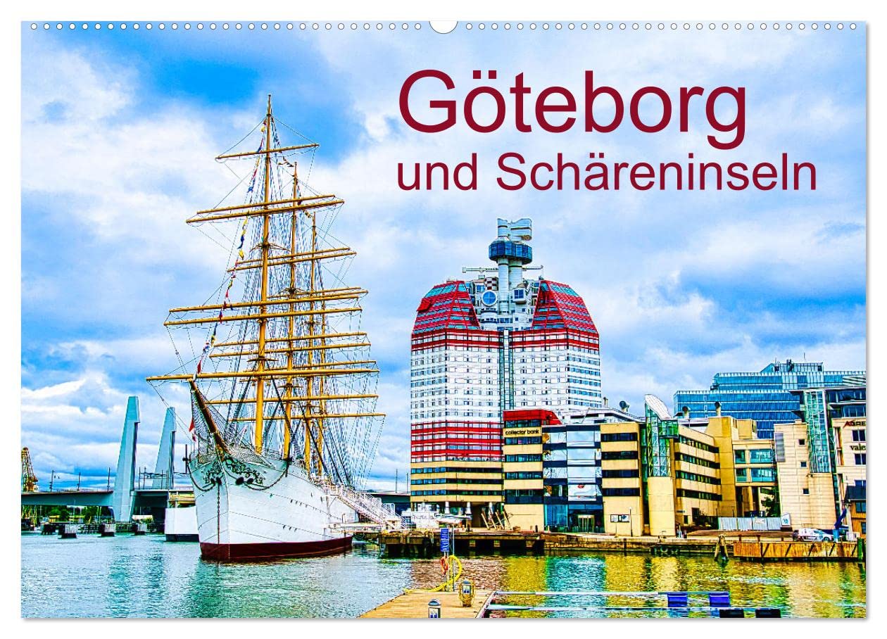 Göteborg und Schäreninseln (Wandkalender 2025 DIN A2 quer), CALVENDO Monatskalender: Der faszinierenden Stadt Göteborg in Westschweden ist ein ... mit 15 Inselnvorgelagert. (CALVENDO Orte) Social Sciences