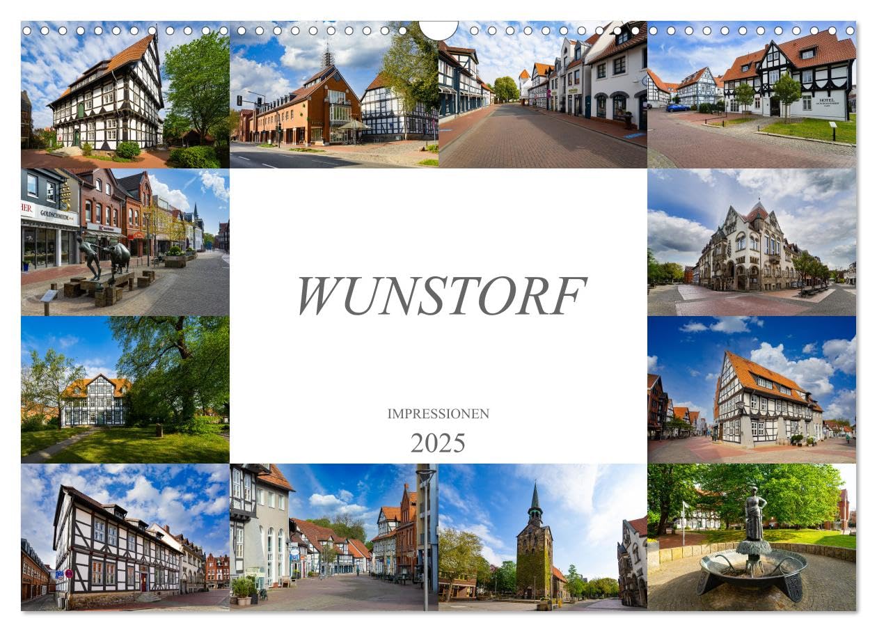 Wunstorf Impressionen (Wandkalender 2025 DIN A3 quer), CALVENDO Monatskalender: Ein eindrucksvoller Bilderstreifzug durch die Stadt Wunstorf (CALVENDO Orte) Business & Technology
