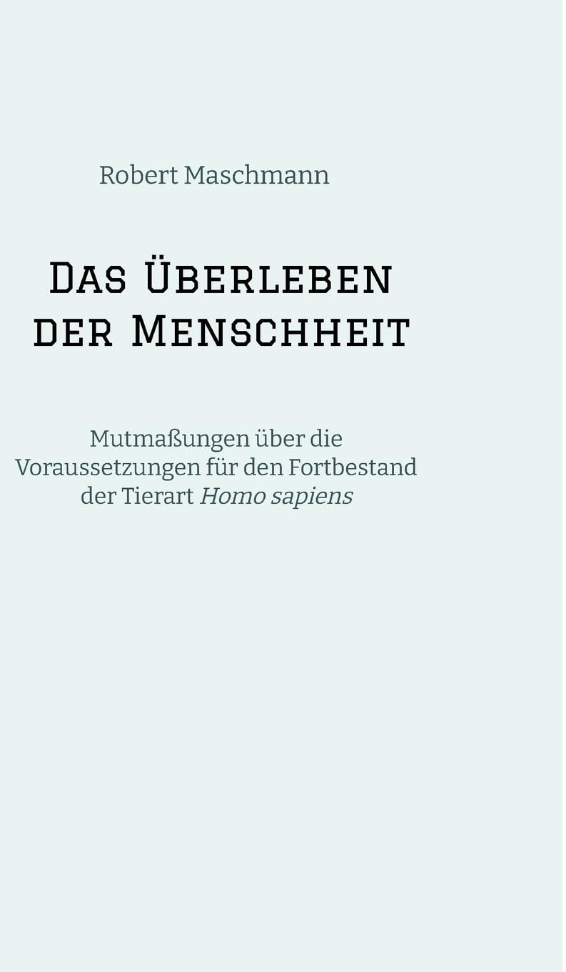 Product Image: Das Überleben der Menschheit