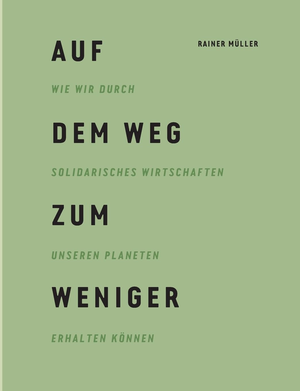 Auf dem Weg zum Weniger Books