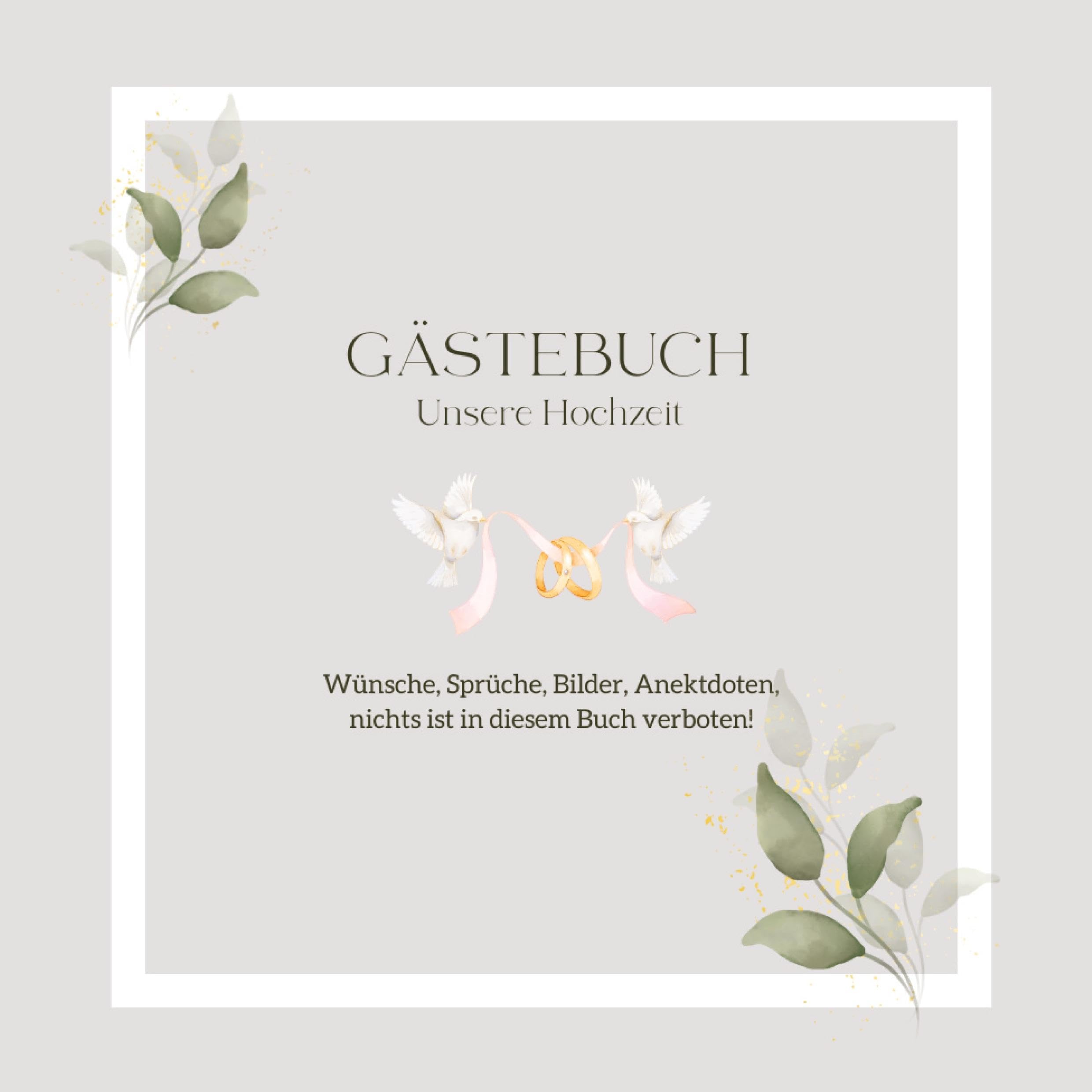 Gästebuch Unsere Hochzeit: Elegantes Hochzeits-Gästebuch, blanko: Unvergessliche Momente festhalten Leisure, Home & Garden