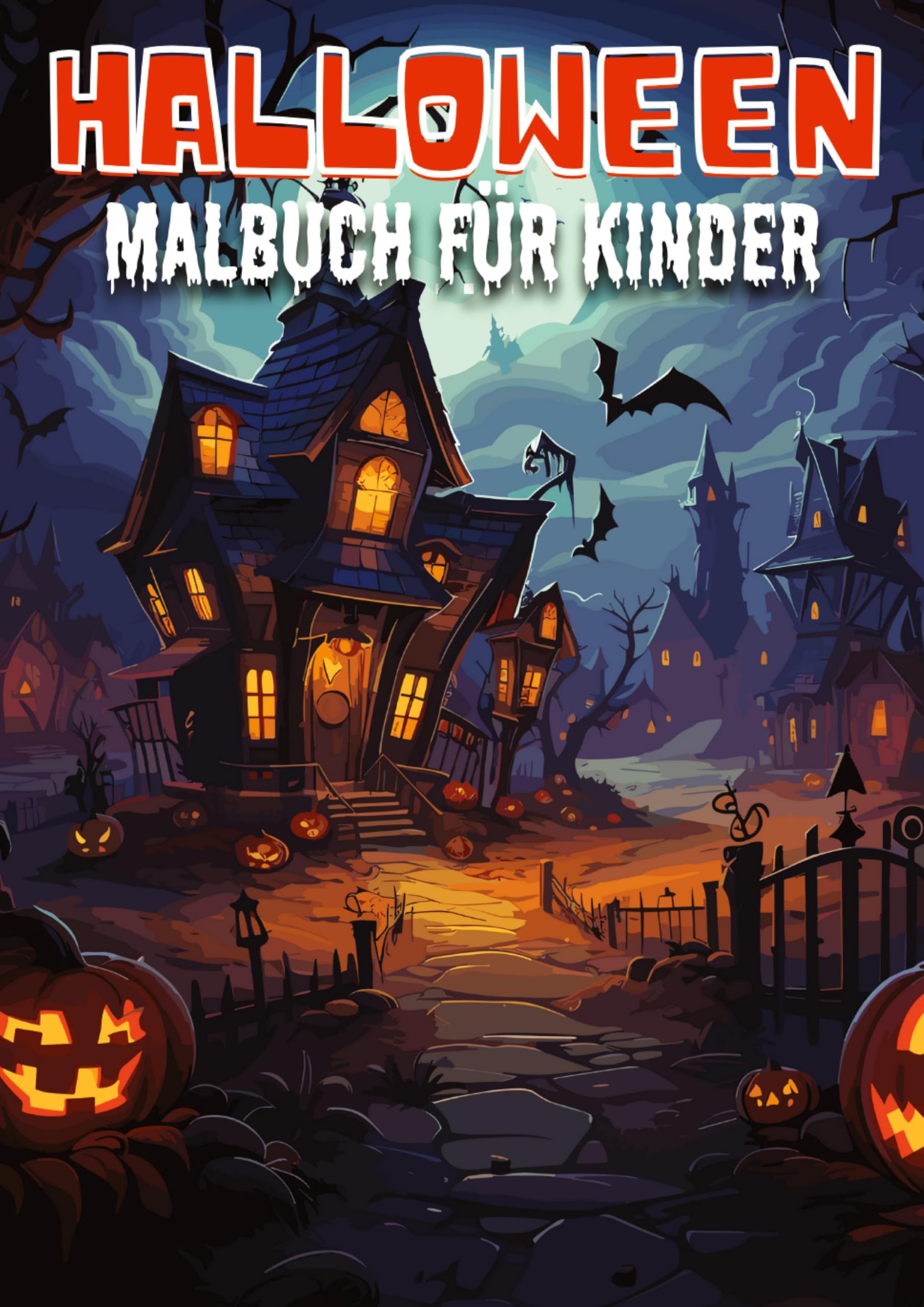 Halloween Malbuch  | halloween geschenk | halloween ausmalbilder Children's books