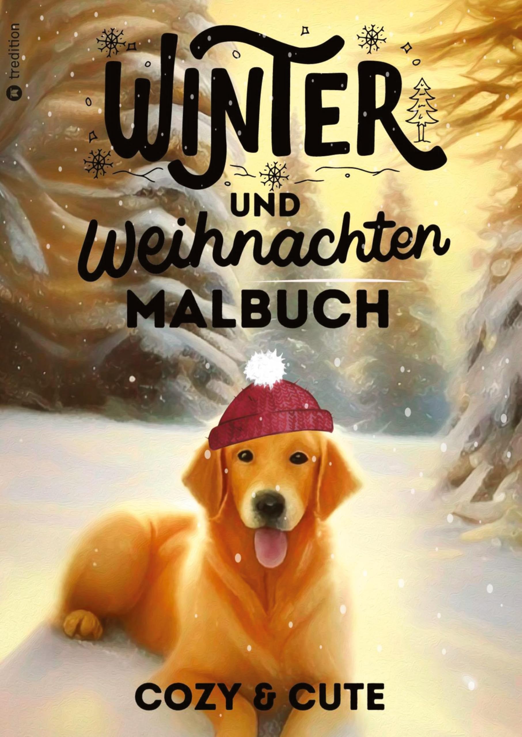 Malbuch Weihnachten für Erwachsene - Malbuch Winter für Erwachsene, Frauen, Jugendliche Lifestyle