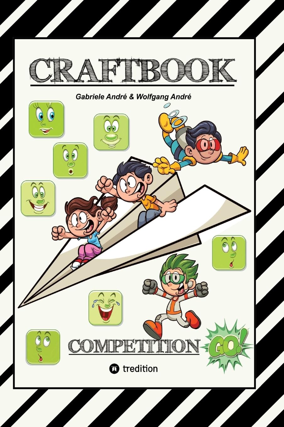 CRAFTBOOK - SPECIAL EDITION - 140 SEITEN LUSTIGE AUSMALMOTIVE - BASTELSPIELANLEITUNG - KNIFFLIGE RÄTSEL & AUFGABEN: COMPETITION (Das kann ich!: SCHLAUHASE) Humour & Satire