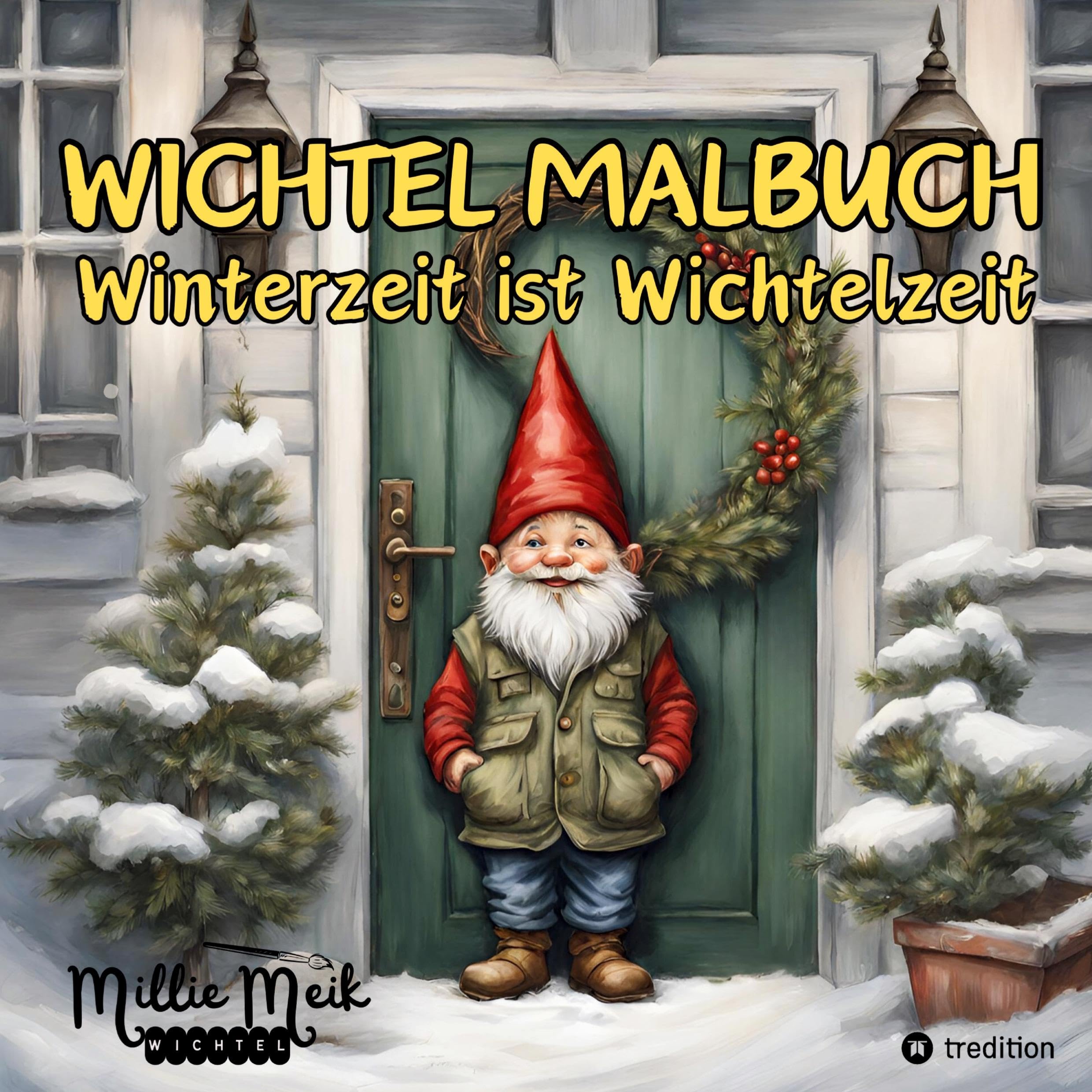 Wichtel Malbuch Winterzeit ist Wichtelzeit, Lustige Geschenkidee zum Wichteln, Adventzeit, Nikolaustag, Weihnachtsgeschenk für Erwachsene, Jugendliche, Kinder unter 15 Euro Lifestyle