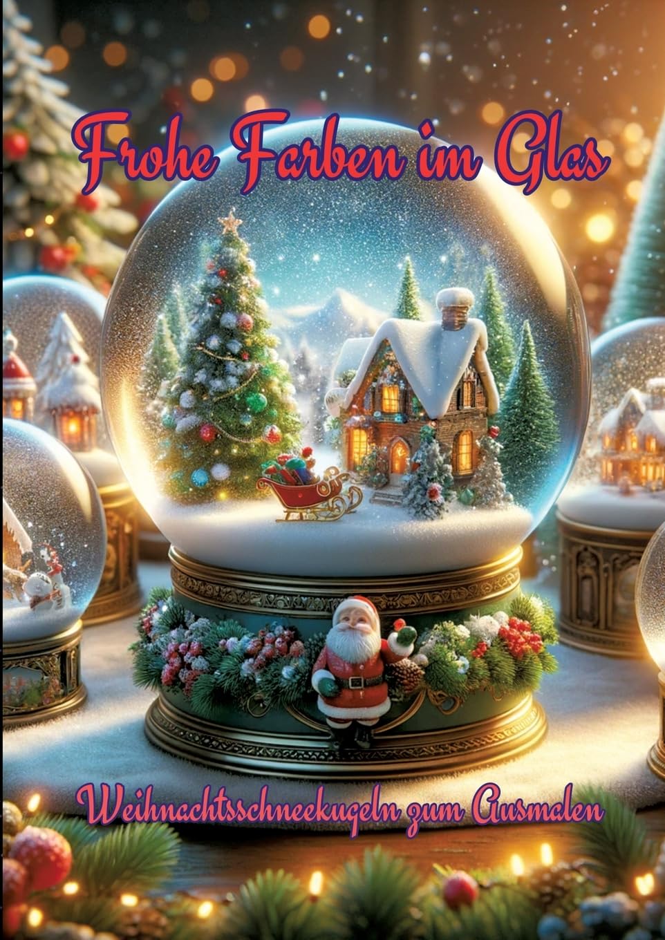 Frohe Farben im Glas: Weihnachtsschneekugeln zum Ausmalen Hobbies & Crafts