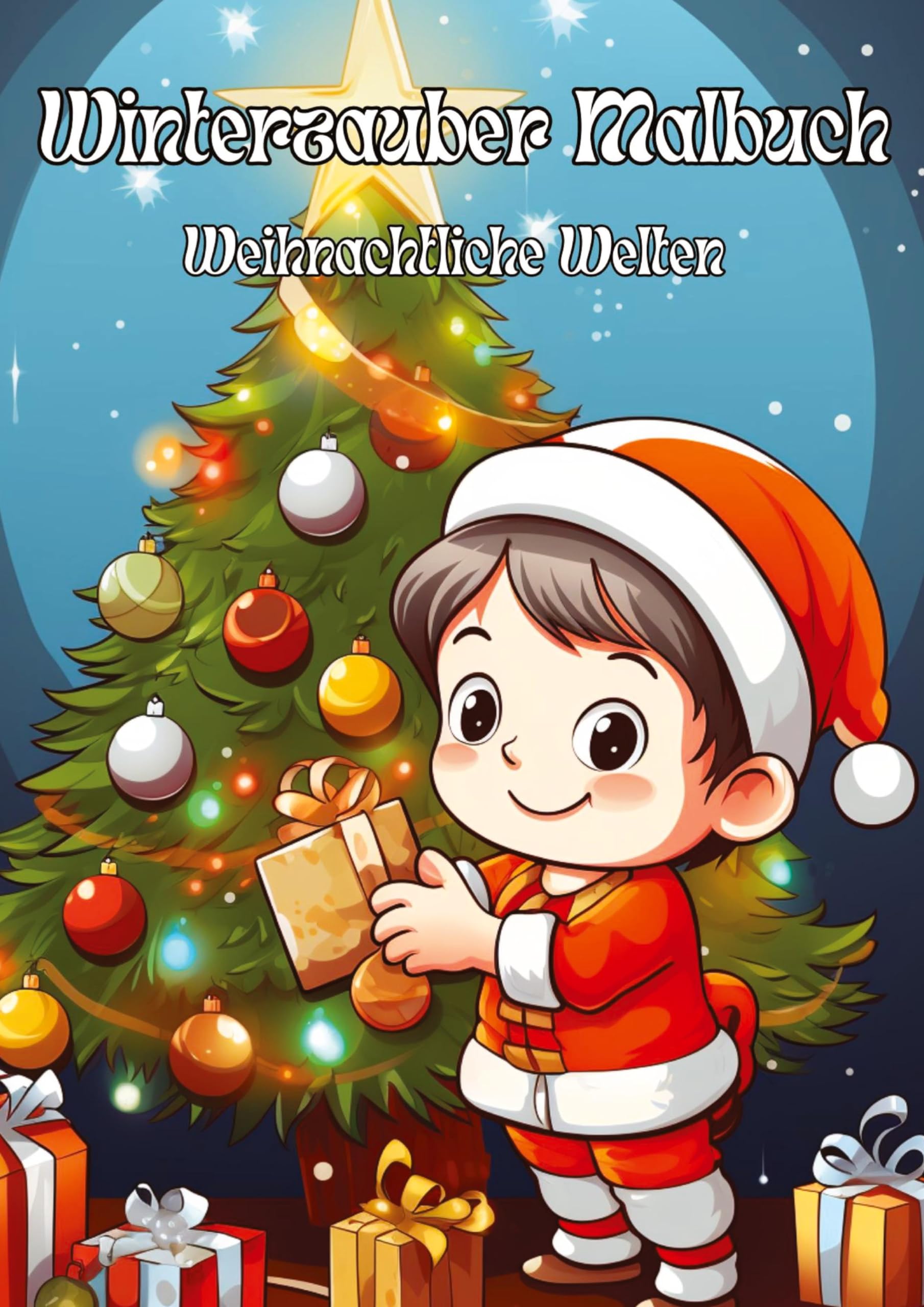 Winterzauber Malbuch: Weihnachtliche Welten für kleine Künstler Hobbies & Crafts