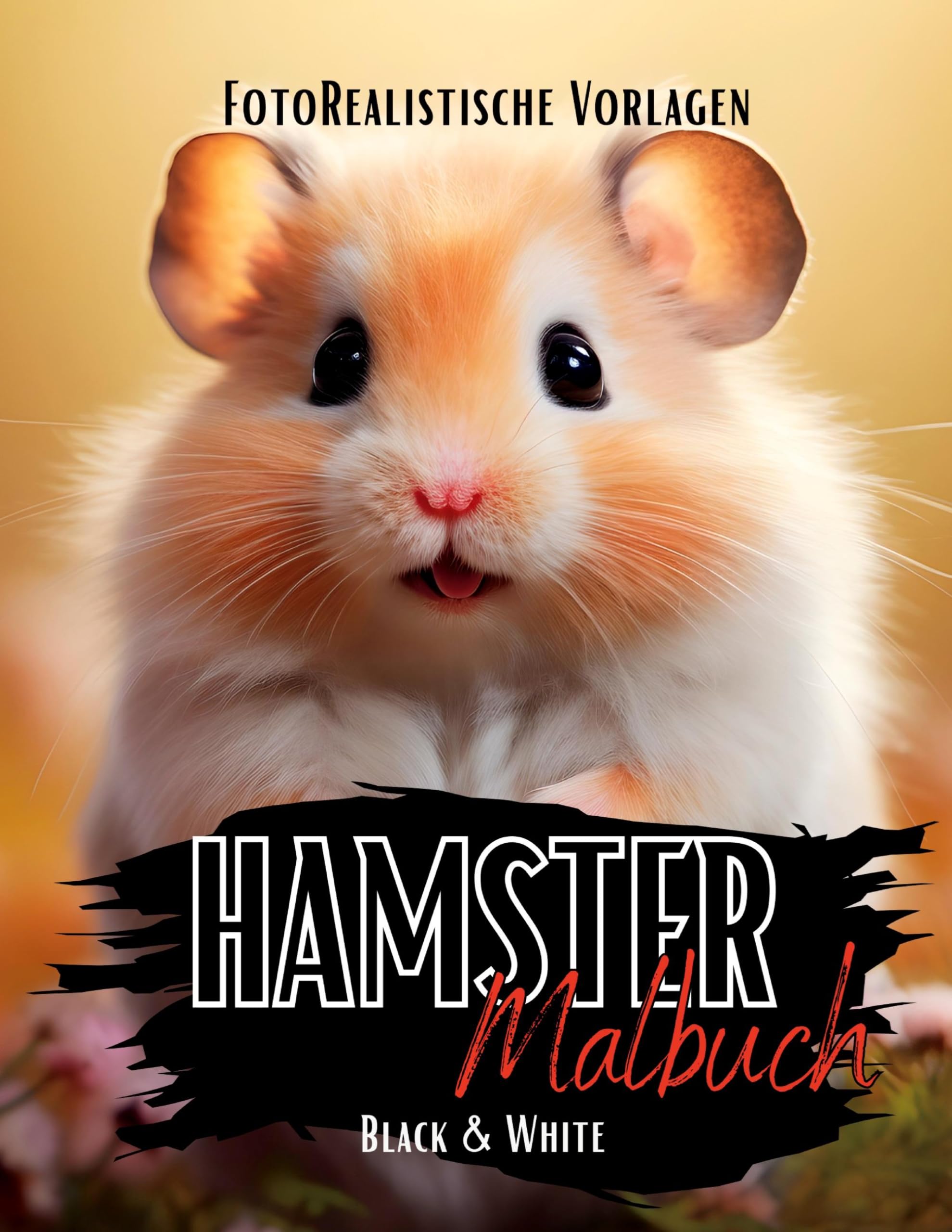 Hamster Malbuch "Fotorealistisch". Books