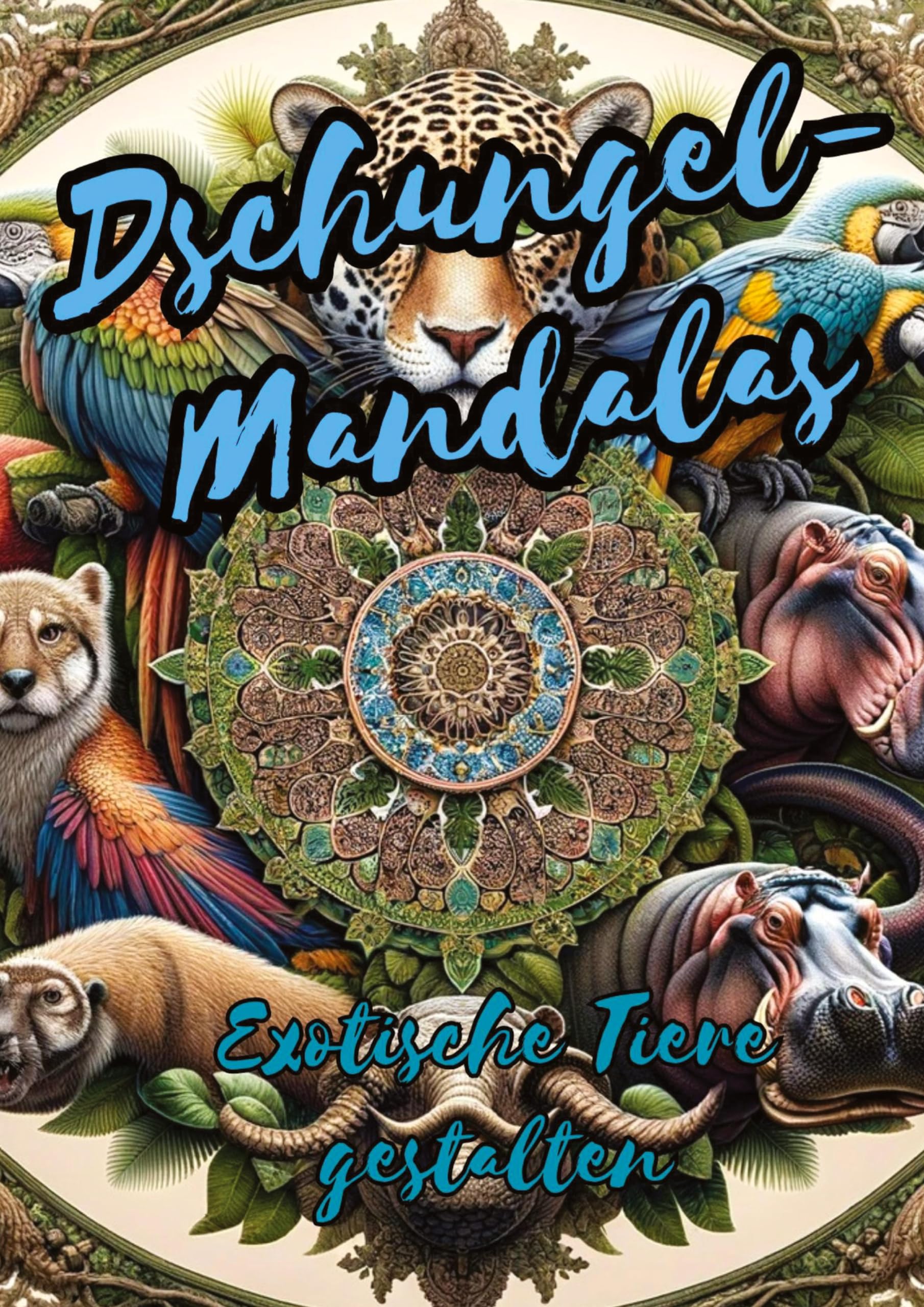 Dschungel-Mandalas: Exotische Tiere gestalten Hobbies & Crafts