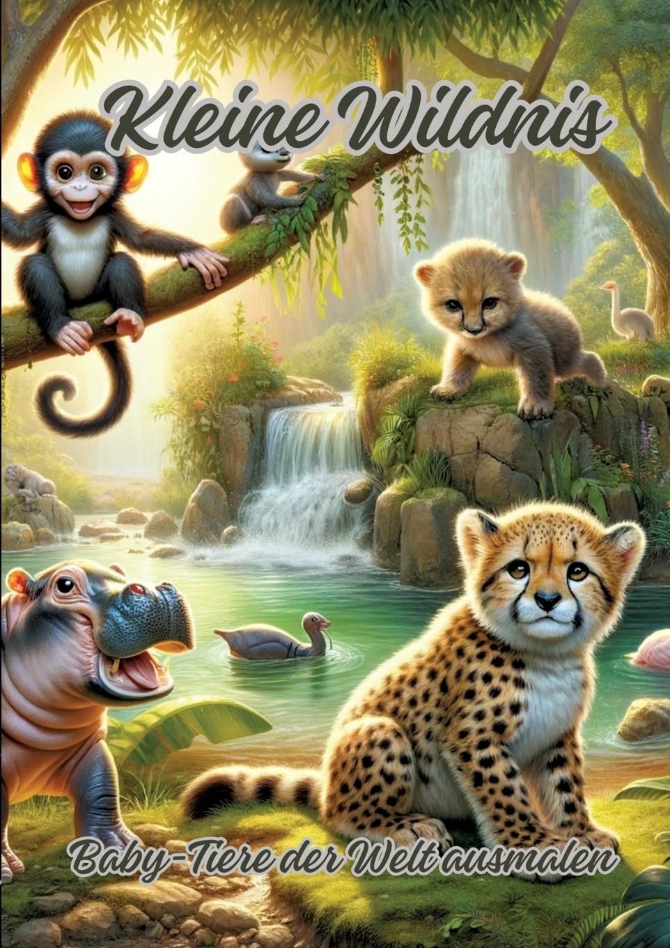 Kleine Wildnis: Baby-Tiere der Welt ausmalen Hobbies & Crafts