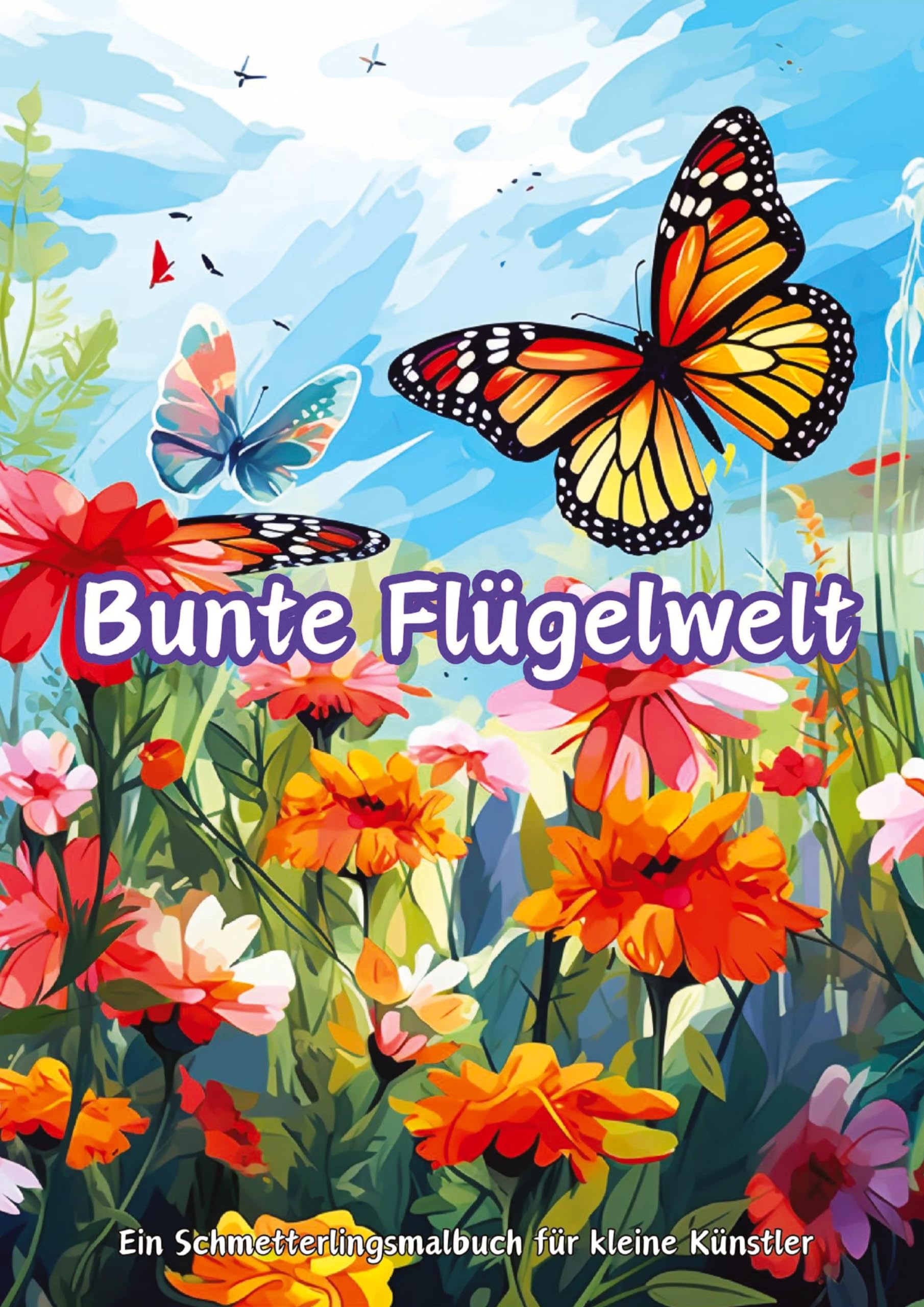 Bunte Flügelwelt: Ein Schmetterlingsmalbuch für kleine Künstler Hobbies & Crafts